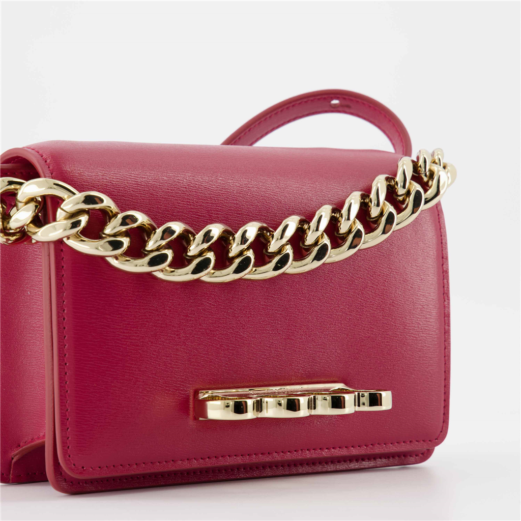 Sacs bandoulière Mini sac Four Ring Alexander McQueen Rouge Femme