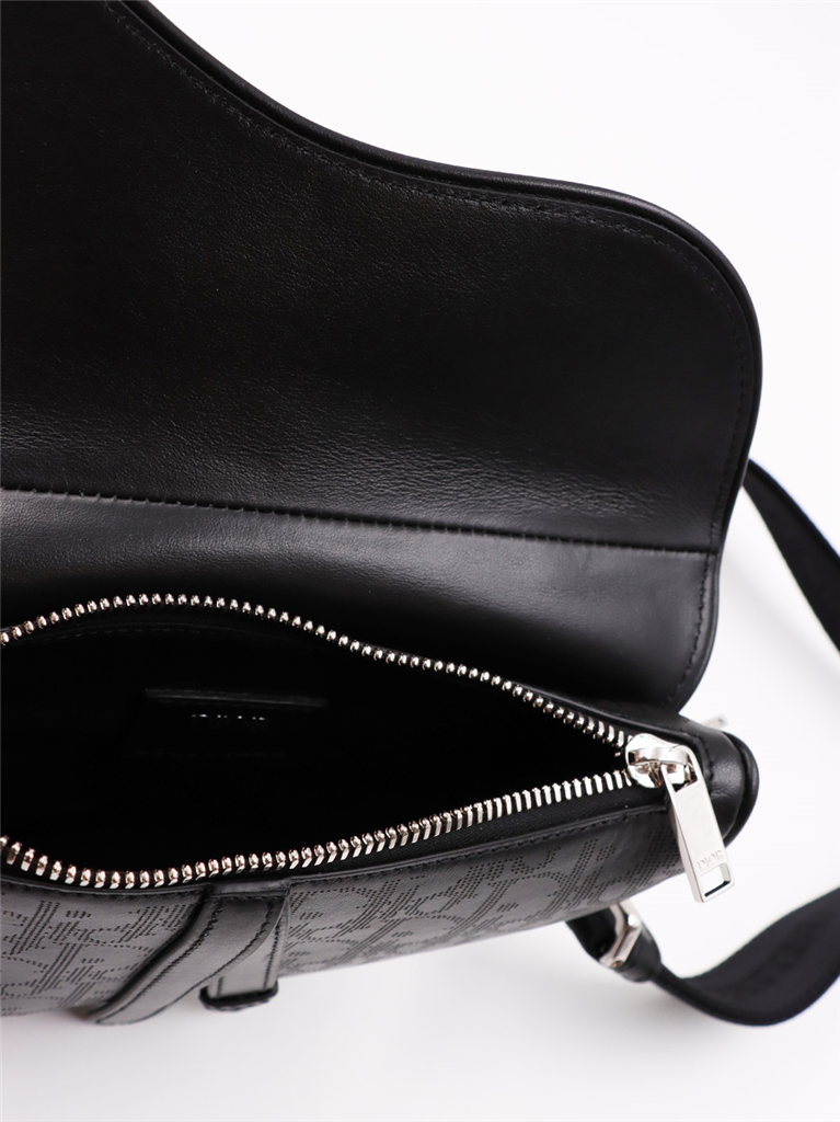 Umhängetaschen Mini sac Saddle Dior Schwarz Homme