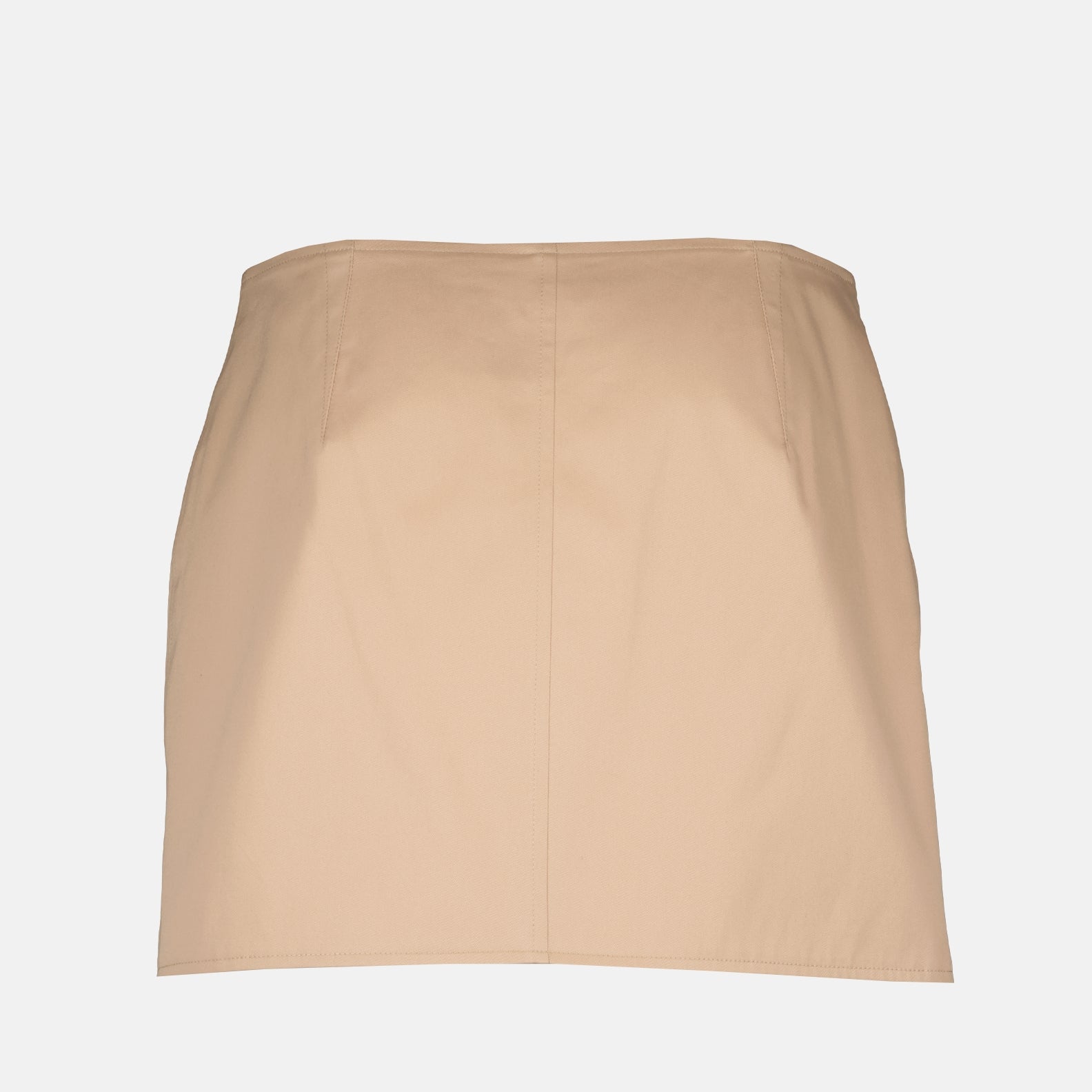 Jupes Minijupe trench en gabardine Burberry Beige Femme