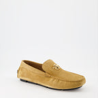 Mocassins Mocassins Driver la Medusa Versace Beige Homme