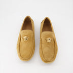 Mocassins Mocassins Driver la Medusa Versace Beige Homme