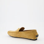 Mocassins Mocassins Driver la Medusa Versace Beige Homme