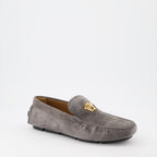 Mocassins Mocassins Driver la Medusa Versace Gris Homme