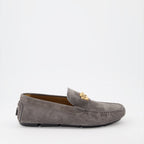Mocassins Mocassins Driver la Medusa Versace Gris Homme