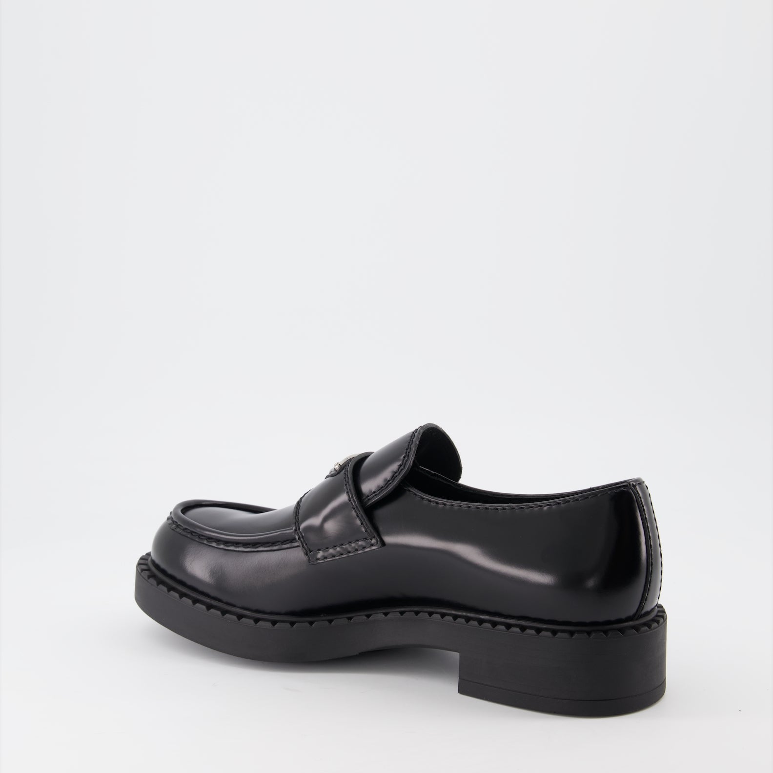 Mocassins Mocassins en cuir Prada Noir Homme