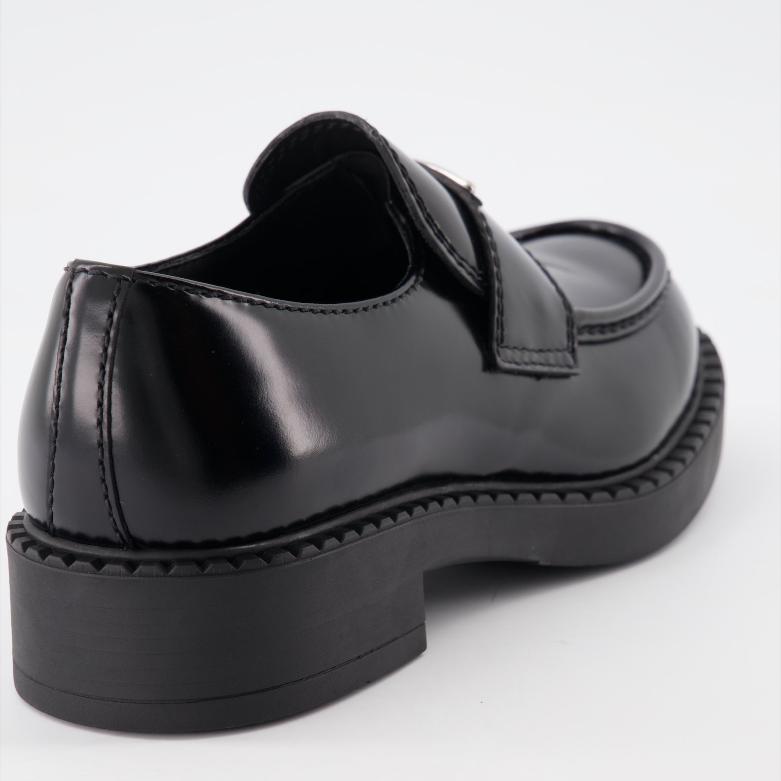 Mocassins Mocassins en cuir Prada Noir Homme