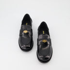 Mocassins en cuir noir