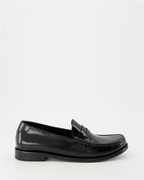 Mocassins Mocassins en cuir Saint Laurent Noir Homme