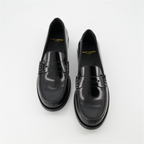 Mocassins Mocassins en cuir Saint Laurent Noir Homme