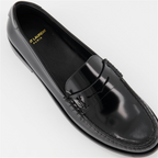 Mocassins Mocassins en cuir Saint Laurent Noir Homme