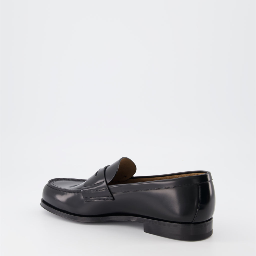 Mocassins Mocassins en cuir Prada Noir Homme