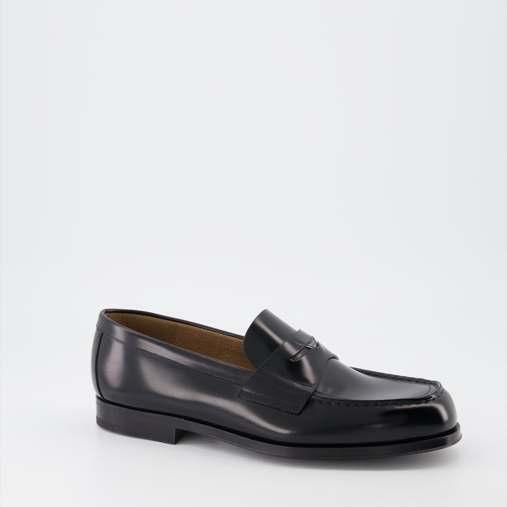 Mocassins Mocassins en cuir Prada Noir Homme