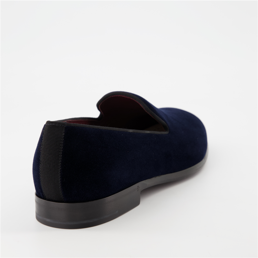 Mocassins Mocassins en velours Dolce & Gabbana Bleu Homme