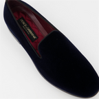 Mocassins Mocassins en velours Dolce & Gabbana Bleu Homme