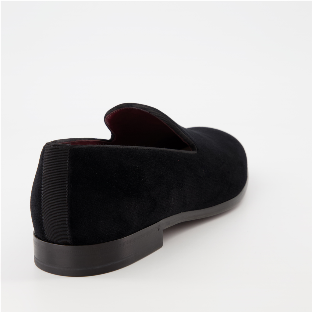Mocassins Mocassins en velours Dolce & Gabbana Noir Homme