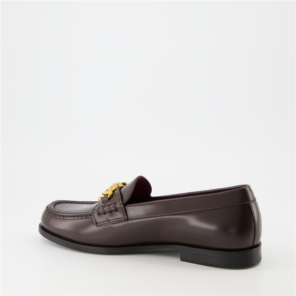 Mocassins Mocassins VLogo Chain Valentino Garavani Marron Homme
