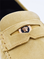 Mocassins Mocassins Medusa Versace Jaune Homme