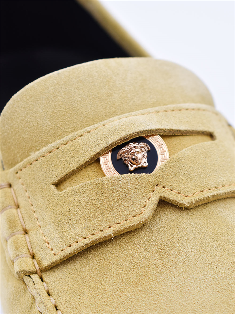 Mocassins Mocassins Medusa Versace Jaune Homme