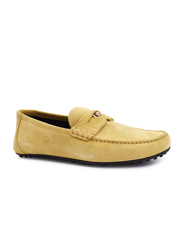 Mocassins Mocassins Medusa Versace Jaune Homme