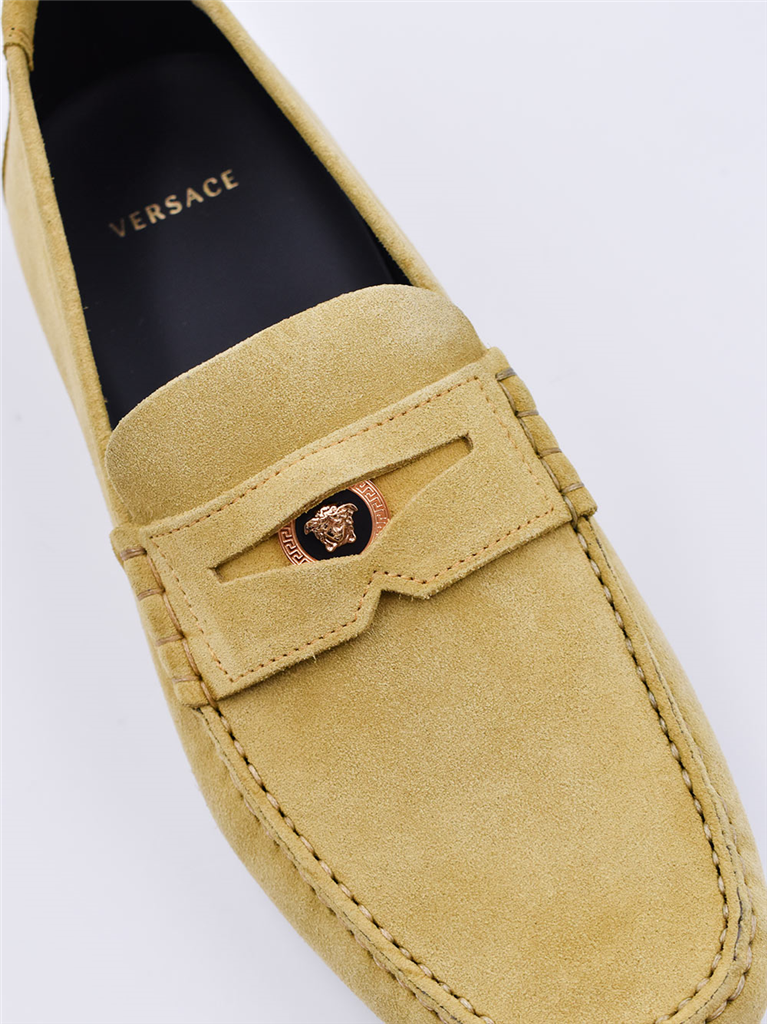 Mocassins Mocassins Medusa Versace Jaune Homme
