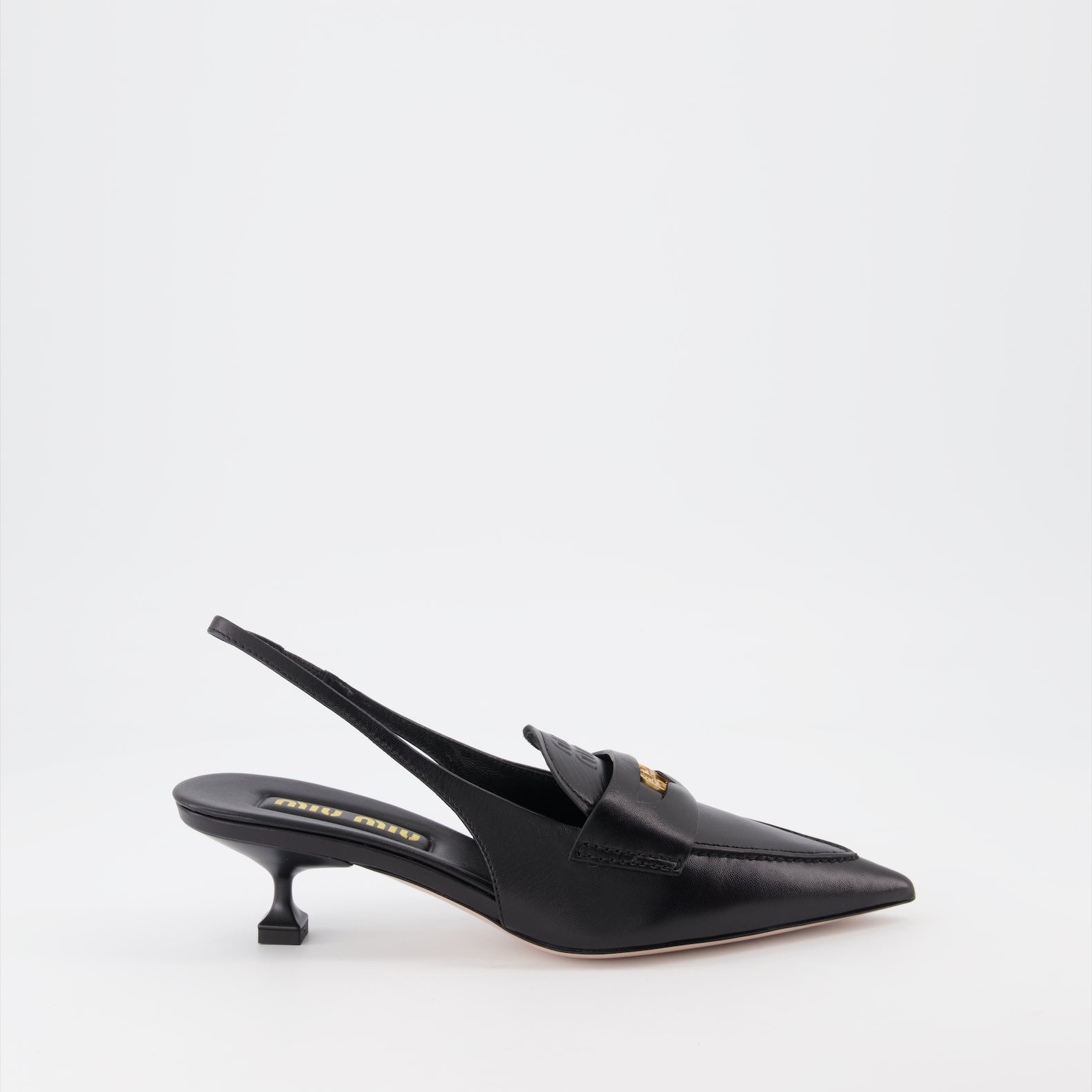 Mocassins Mocassins Penny Miu Miu Noir Femme