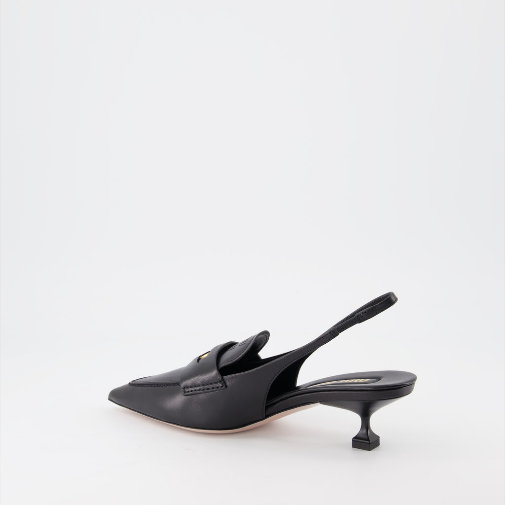 Mocassins Mocassins Penny Miu Miu Noir Femme