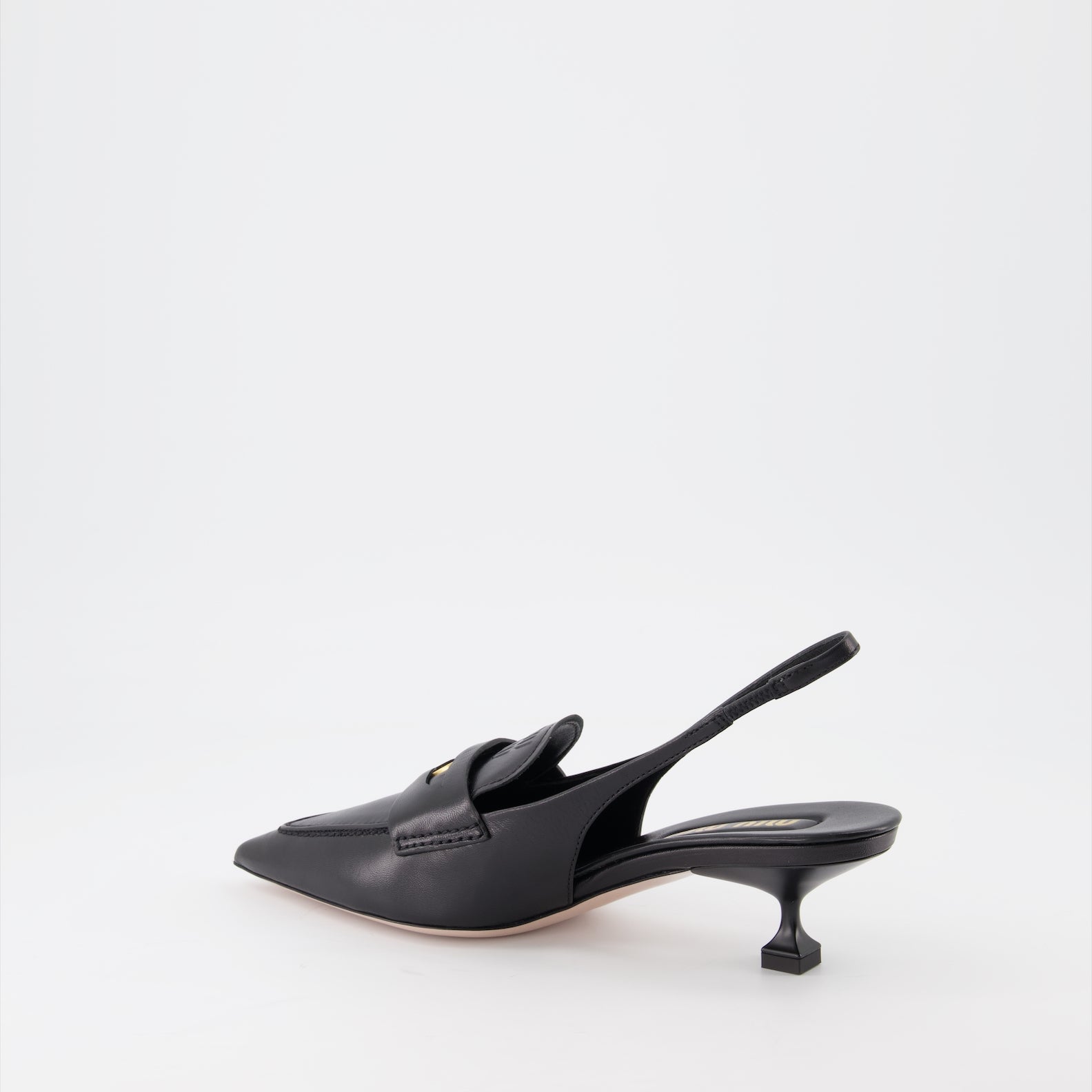 Mocassins Mocassins Penny Miu Miu Noir Femme