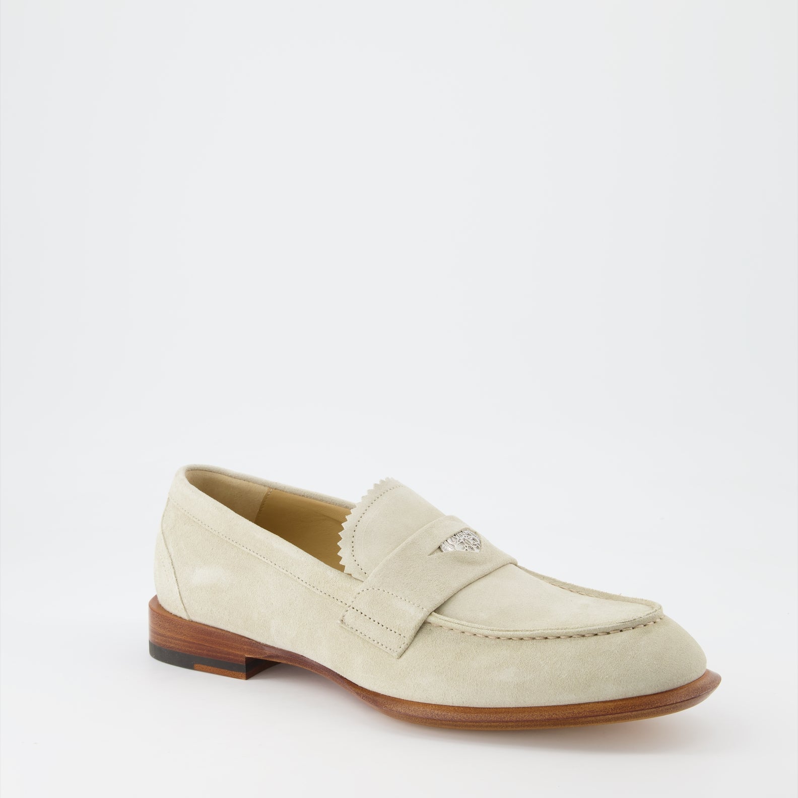 Mocassins Mocassins en suède Alexander McQueen Beige Homme