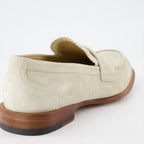 Mocassins Mocassins en suède Alexander McQueen Beige Homme