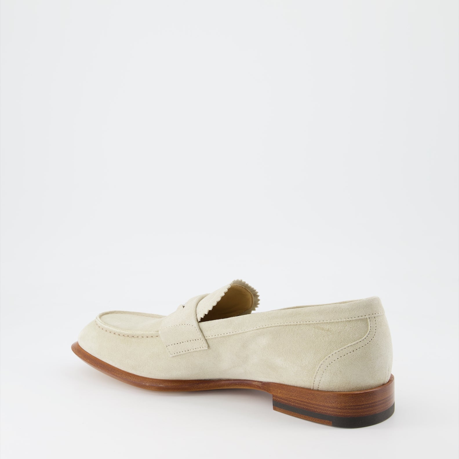 Mocassins Mocassins en suède Alexander McQueen Beige Homme