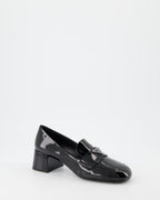 Mocassins Mocassins vernis Prada Noir Femme