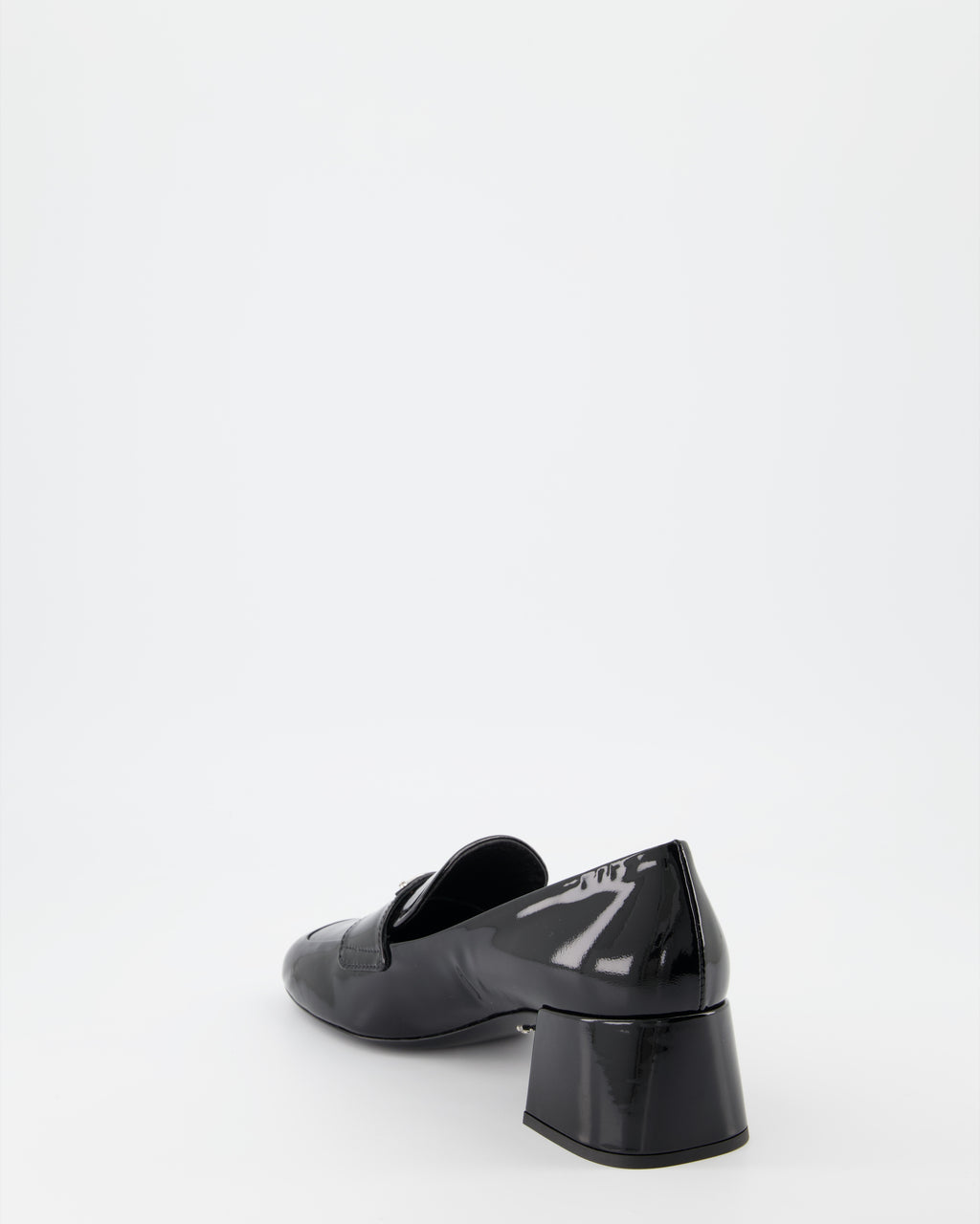 Mocassins Mocassins vernis Prada Noir Femme