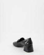 Mocassins Mocassins vernis Prada Noir Femme