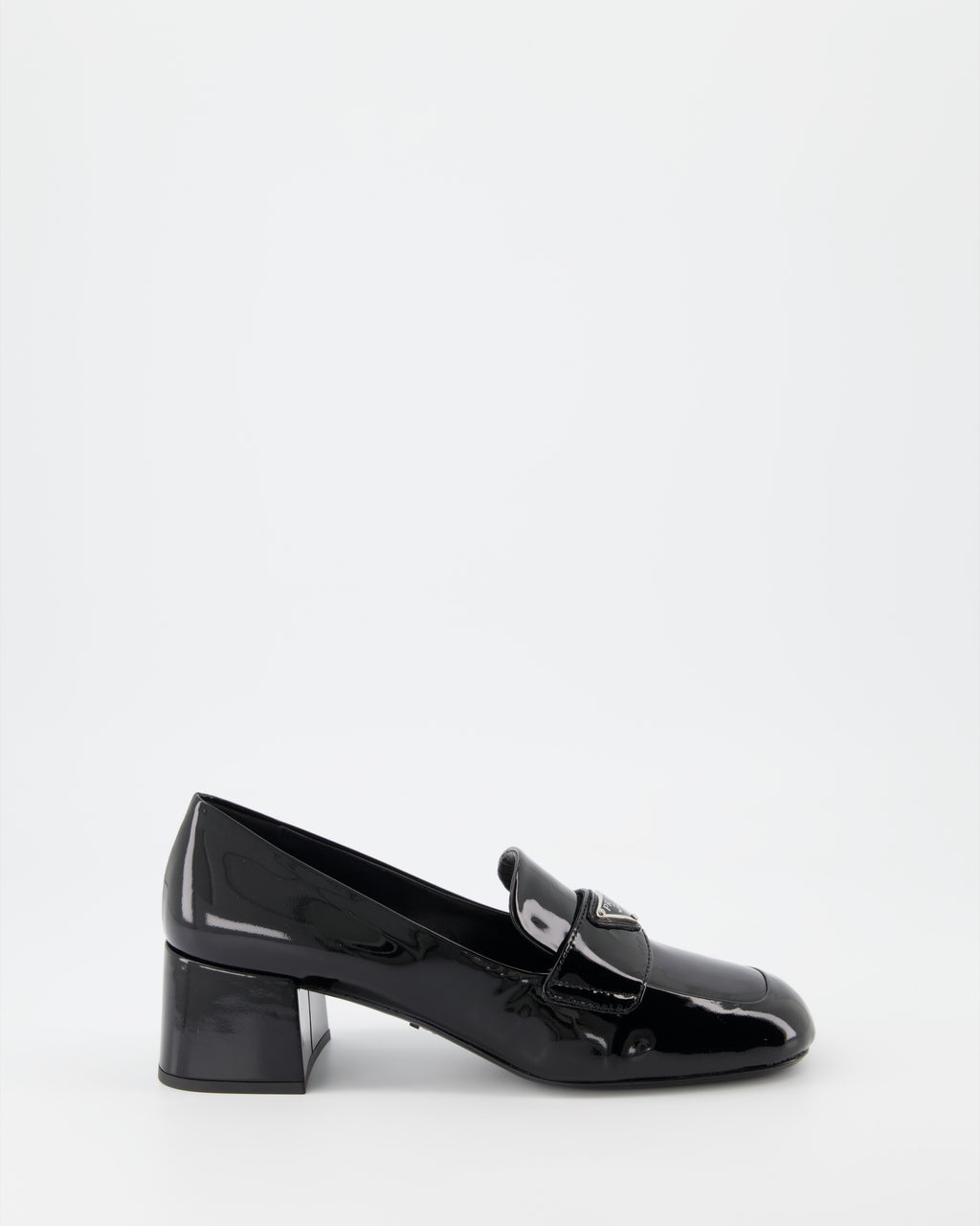 Mocassins Mocassins vernis Prada Noir Femme