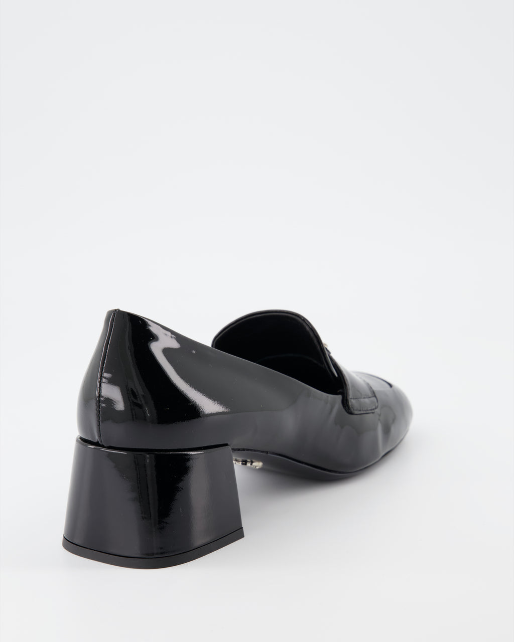 Mocassins Mocassins vernis Prada Noir Femme