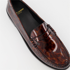 Mocassins Mocassins imprimé écaille Saint Laurent Marron Homme