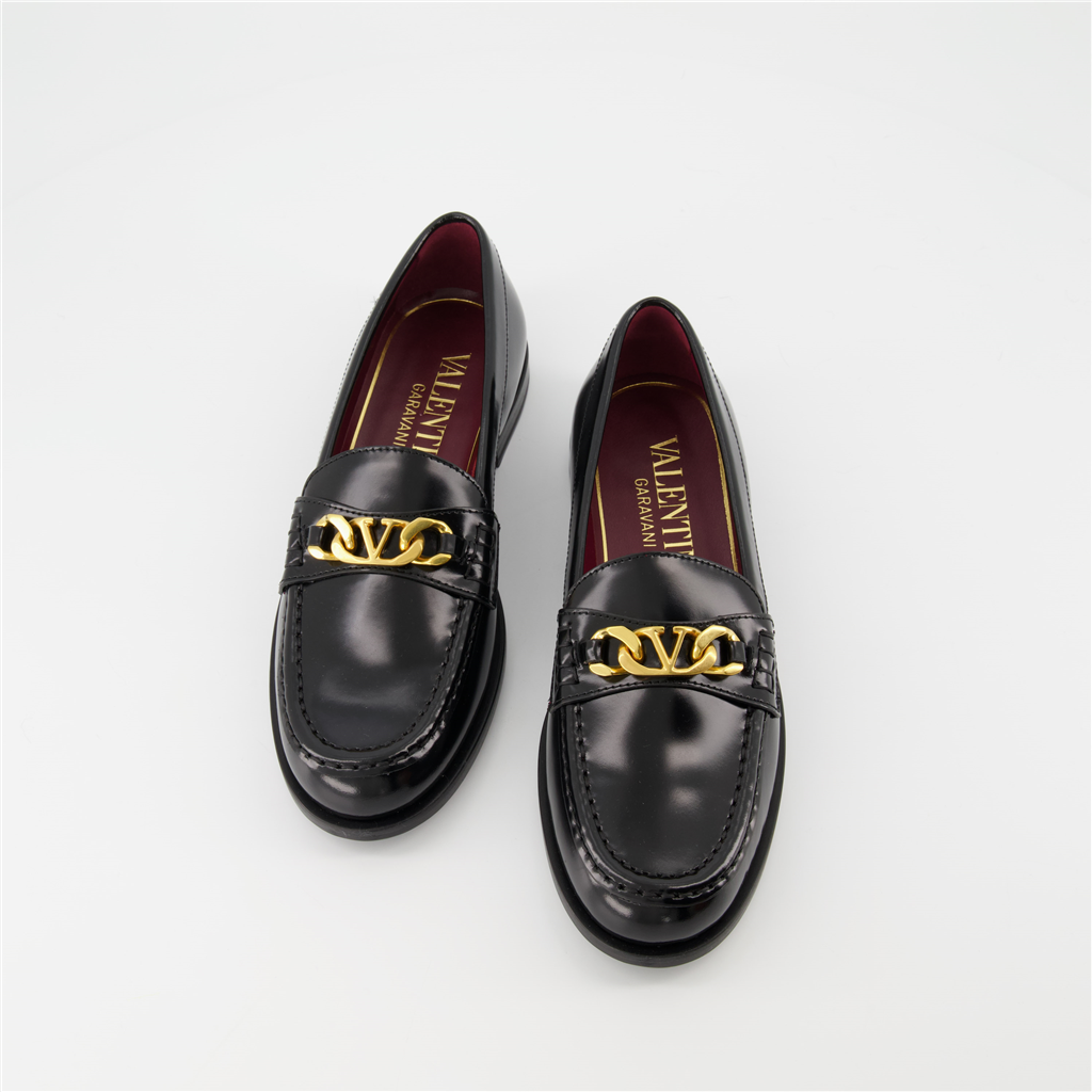 Mocassins Mocassins VLogo Chain Valentino Garavani Noir Femme