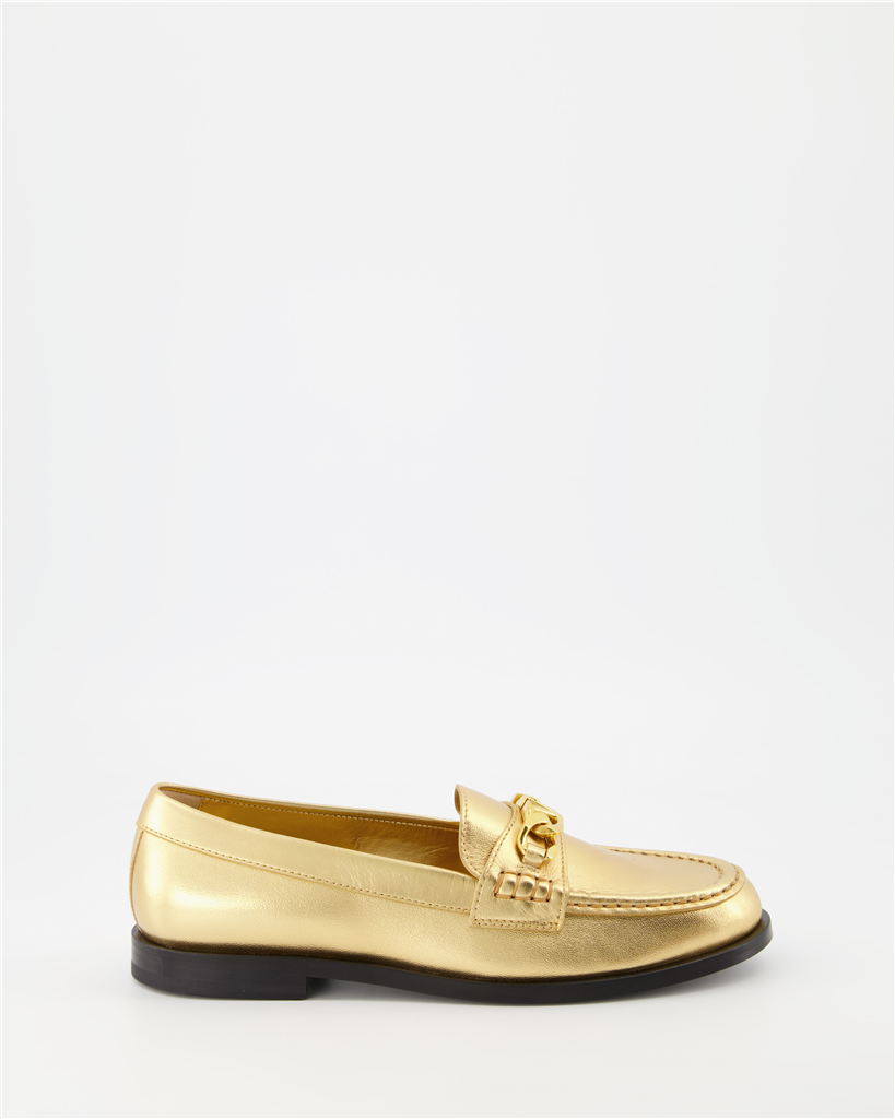Mocassins Mocassins VLogo Chain Valentino Garavani Doré Femme