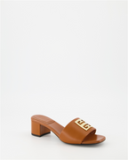 Chaussures ouvertes Mules 4G Givenchy Beige Femme