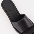 Mules Baguette en cuir noir