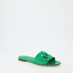 Zapatos abiertos Mules DG Dolce & Gabbana Verde Femme