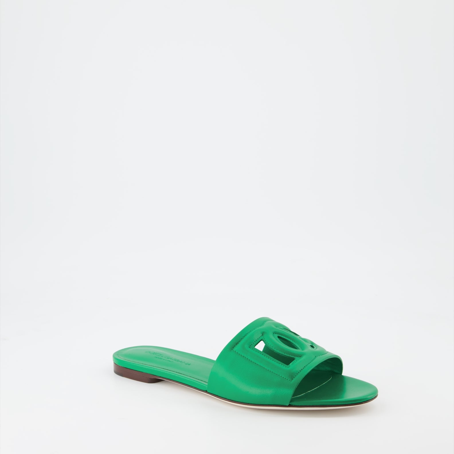 Chaussures ouvertes Mules DG Dolce & Gabbana Vert Femme