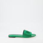 Zapatos abiertos Mules DG Dolce & Gabbana Verde Femme