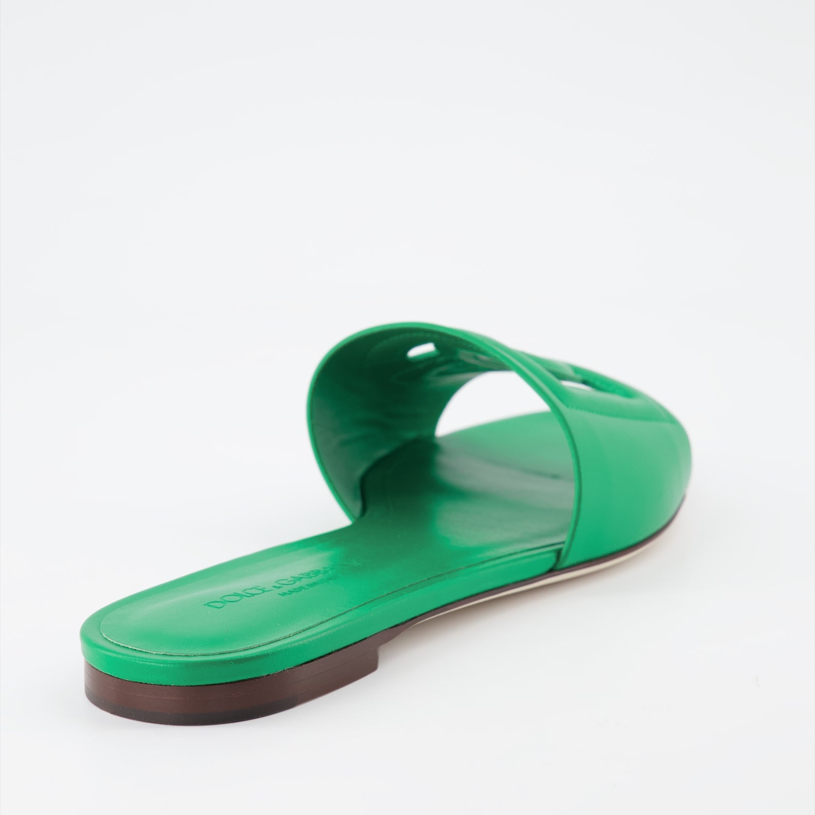 Chaussures ouvertes Mules DG Dolce & Gabbana Vert Femme