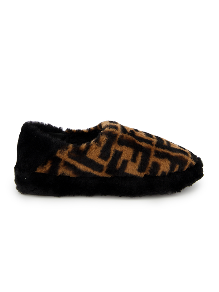 Unterwäsche und homewear Mules FF Fendi Braun Unisex