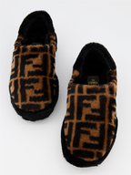 Unterwäsche und homewear Mules FF Fendi Braun Unisex