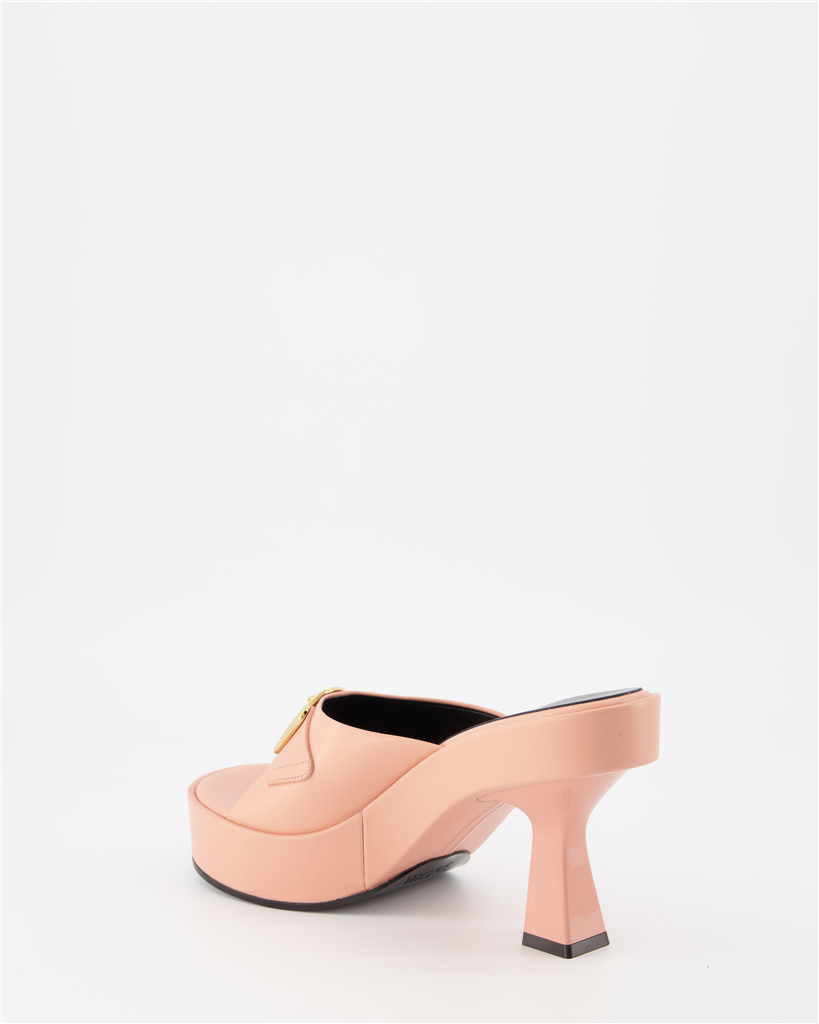 Zapatos abiertos Mules Medusa Biggie Versace Rosa Femme
