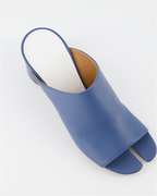 Chaussures ouvertes Mules Tabi Maison Margiela Bleu Femme