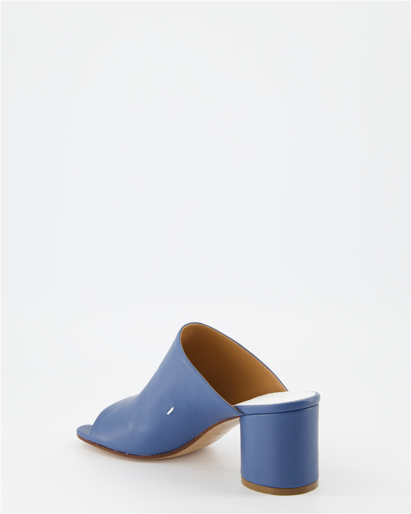 Chaussures ouvertes Mules Tabi Maison Margiela Bleu Femme