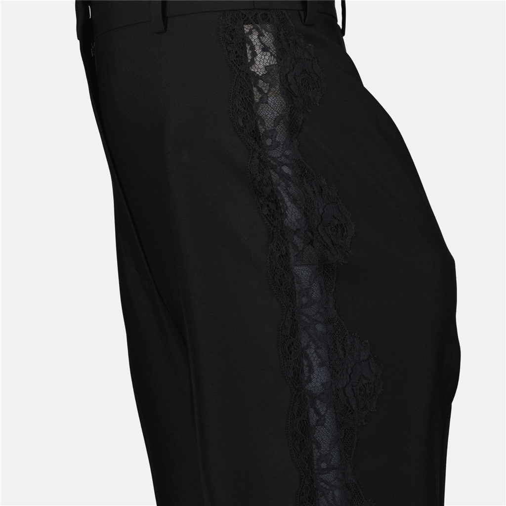 Pants Lace pants Alexander McQueen Black Women
